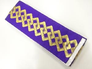 吉原繋ぎ模様織出しリバーシブル踊り用半幅帯